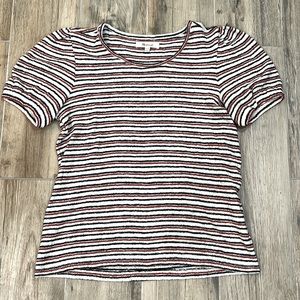 Madewell striped top XXS runs large